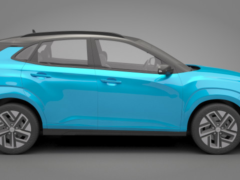 Hyundai Kona Electric 3D Модель