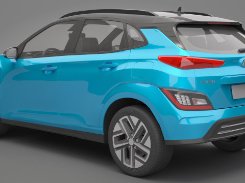 Hyundai Kona Electric 3D Модель