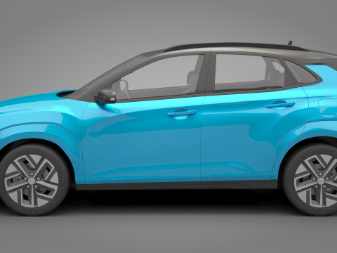 Hyundai Kona Electric 3D Модель