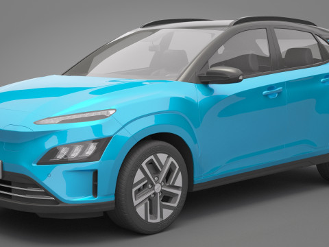 Hyundai Kona Electric 3D Модель