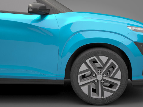 Hyundai Kona Electric 3D Модель