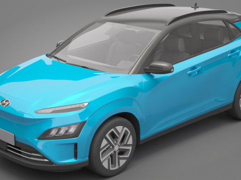 Hyundai Kona Electric 3D Модель