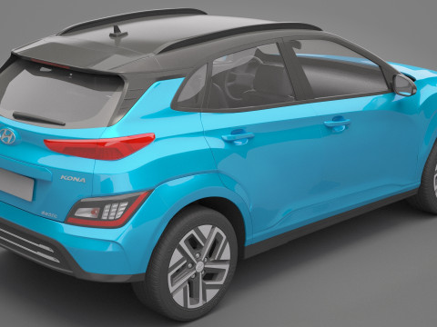 Hyundai Kona Electric 3D Модель