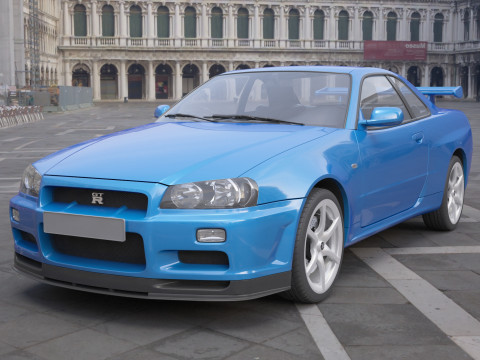 Nissan Skyline GT-R 1999 Model 3D