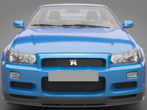 Nissan Skyline GT-R 1999 3D Model