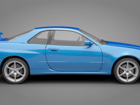 Nissan Skyline GT-R 1999 3D Model