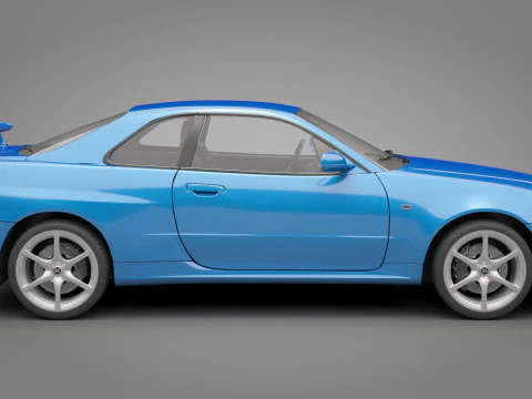 Nissan Skyline GT-R 1999 3D Model