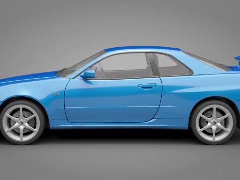 Nissan Skyline GT-R 1999 3D Model