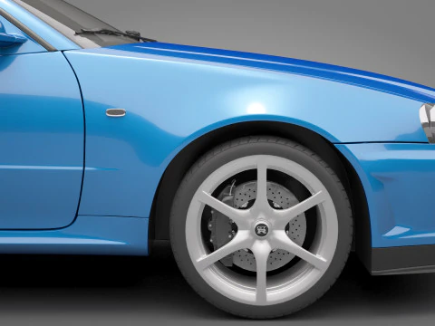 Nissan Skyline GT-R 1999 3D Model