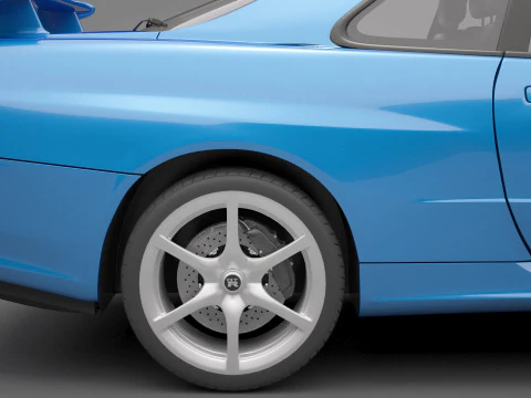 Nissan Skyline GT-R 1999 3D Model