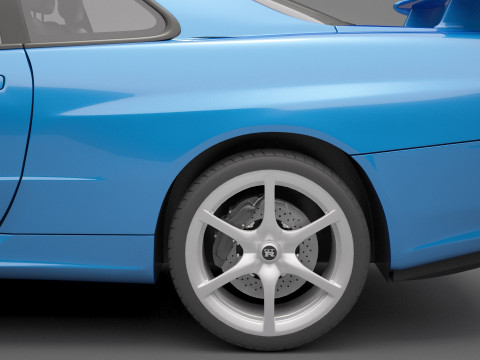 Nissan Skyline GT-R 1999 3D Model