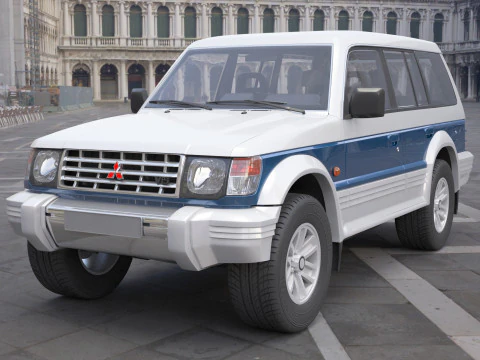 Mitsubishi Pajero 1991 Modello 3D