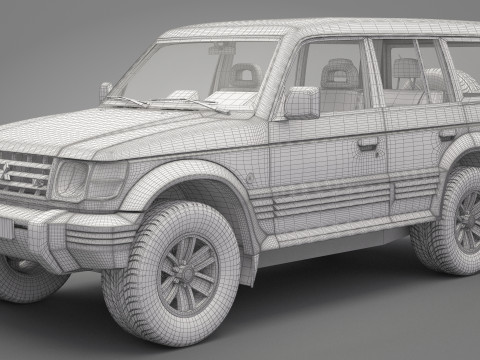 Mitsubishi Pajero 1991 Modèle 3D