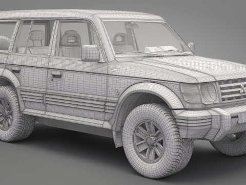 Mitsubishi Pajero 1991 Modèle 3D