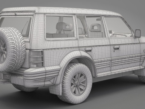 Mitsubishi Pajero 1991 Modèle 3D