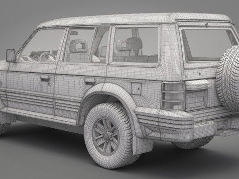 Mitsubishi Pajero 1991 Modèle 3D