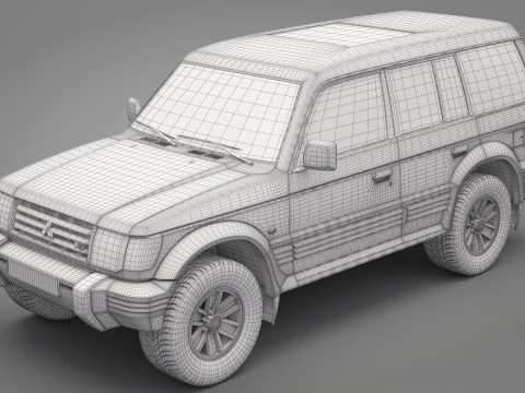 Mitsubishi Pajero 1991 Modèle 3D