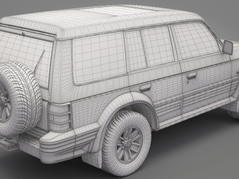 Mitsubishi Pajero 1991 Modèle 3D