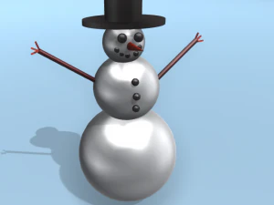 Schneemann 3D Modell