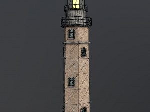 lighthouse on the island 3D Модель