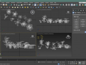 set of plant tropic 3D मॉडल