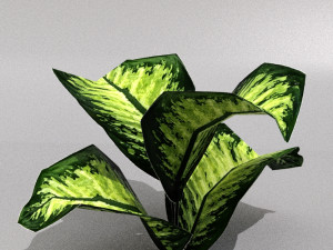 set of plant tropic 3D मॉडल