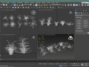 set of plant tropic Modelo 3D