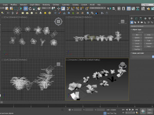 set of plant tropic Modelo 3D