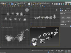 set of plant tropic 3D Model