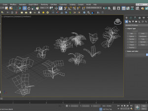 set of plant tropic Modelo 3D