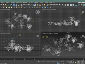 set of plant tropic 5 3D Model