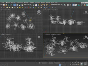 set of plant tropic 6 3D Model