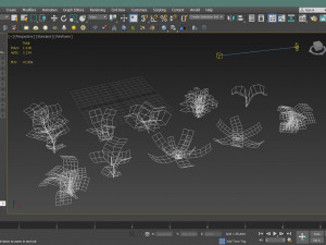 set of plant tropic 7 Modelo 3D