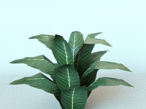set of plant tropic 7 Modelo 3D