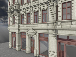 period building dresden 1902 3D Model