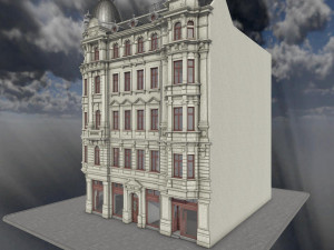 period building dresden 1902 3D Model