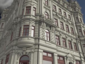 period building dresden 1902 3D Model