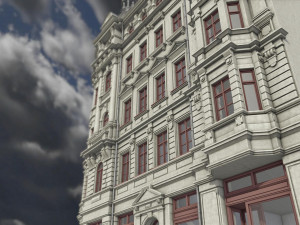 period building dresden 1902 3D Model