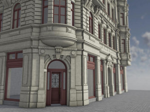 period building dresden 1902 3D Model