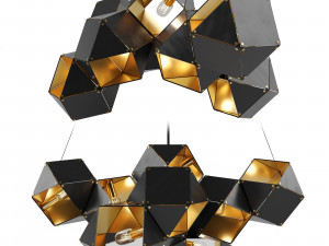 GABRIEL SCOTT - Metal pendant lamp Model 3D