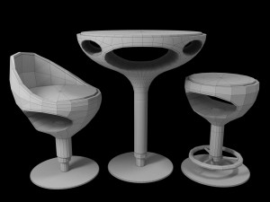 Giovannetti - RING High table 3D Model
