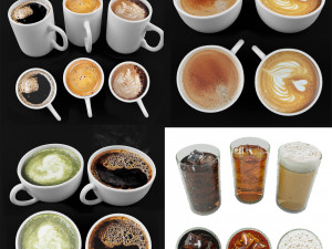 Coffee Drink Beer Model 3D