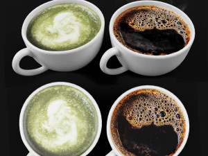 Coffee Drink Beer 3D Model