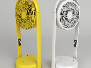 Boud - clair F éventail Modèle 3D