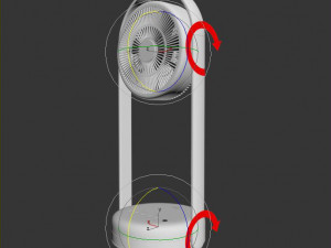 Boud - clair F fan 3D 模型