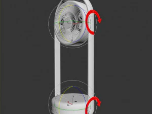 Boud - clair F fan 3D Model