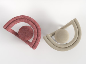 Bohinc - Kissing Armchair 3D मॉडल