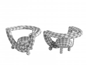 Bohinc - Kissing Armchair 3D मॉडल