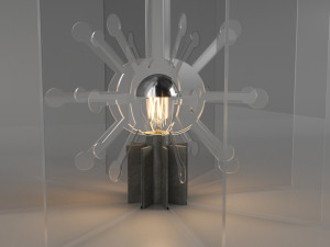 Franca Helig Table Lamp Model 524 Modelo 3D