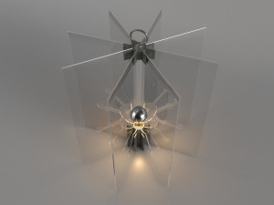 Franca Helig Table Lamp Model 524 Modelo 3D